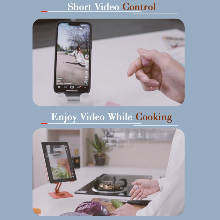 Mobile Phone Bluetooth Fingertip Remote Control Ring With Charging Compartment