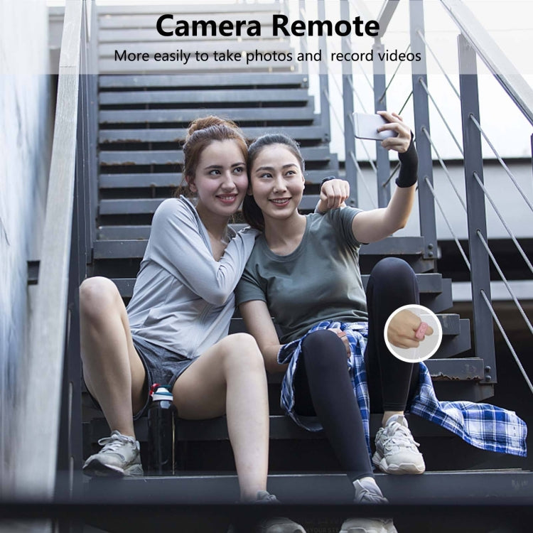 Mobile Phone Bluetooth Fingertip Remote Control Ring With Charging Compartment