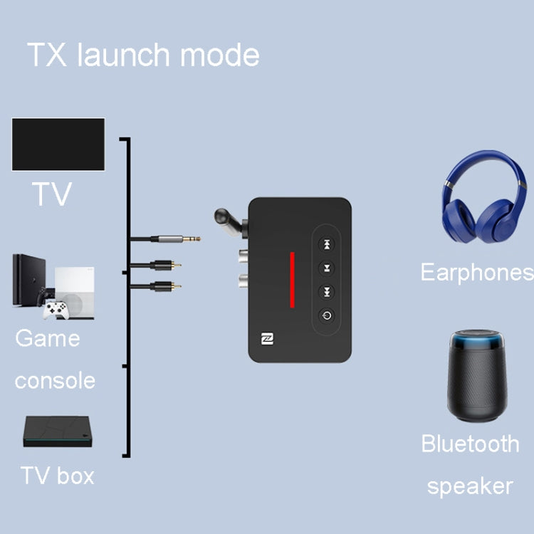 Bluetooth Audio Adapter  NFC Bluetooth Receiver Transmitter 2 In 1 With Remote Control, NFC