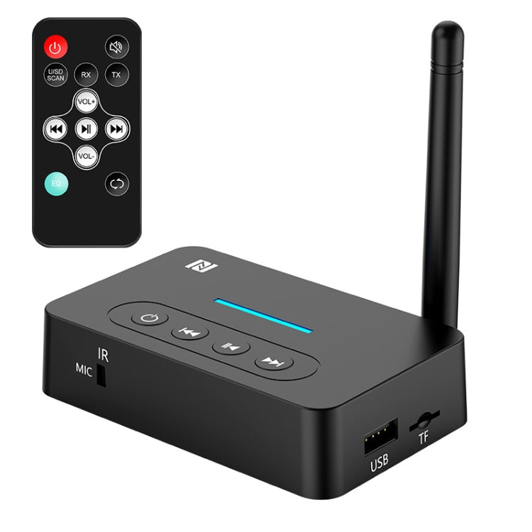 Bluetooth Audio Adapter  NFC Bluetooth Receiver Transmitter 2 In 1 With Remote Control, NFC