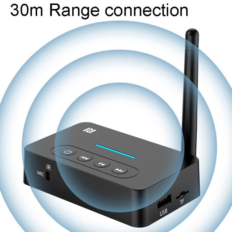 Bluetooth Audio Adapter  NFC Bluetooth Receiver Transmitter 2 In 1 With Remote Control, NFC