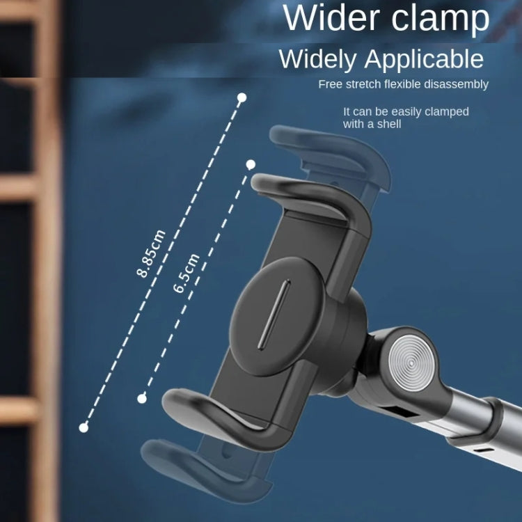 Mobile Live Piercing Bracket Aluminum Alloy 360 Degree Rotation Telescopic Adjustment Bedside Desktop Live Bracket, B90