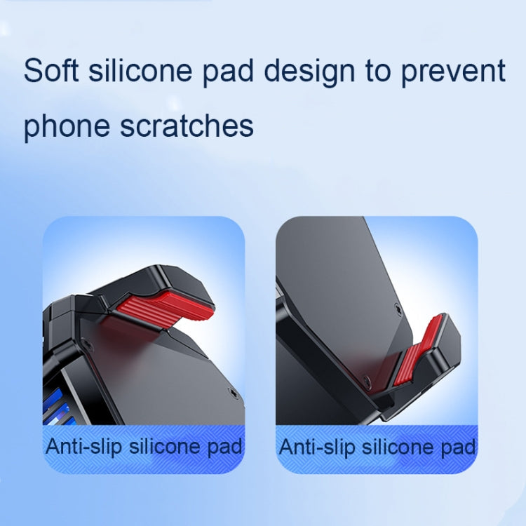 J20 Three-speed Adjustable Semiconductor Refrigeration Mobile Phone Radiator, Basic Model, Digital Display Model, Electroplated Model