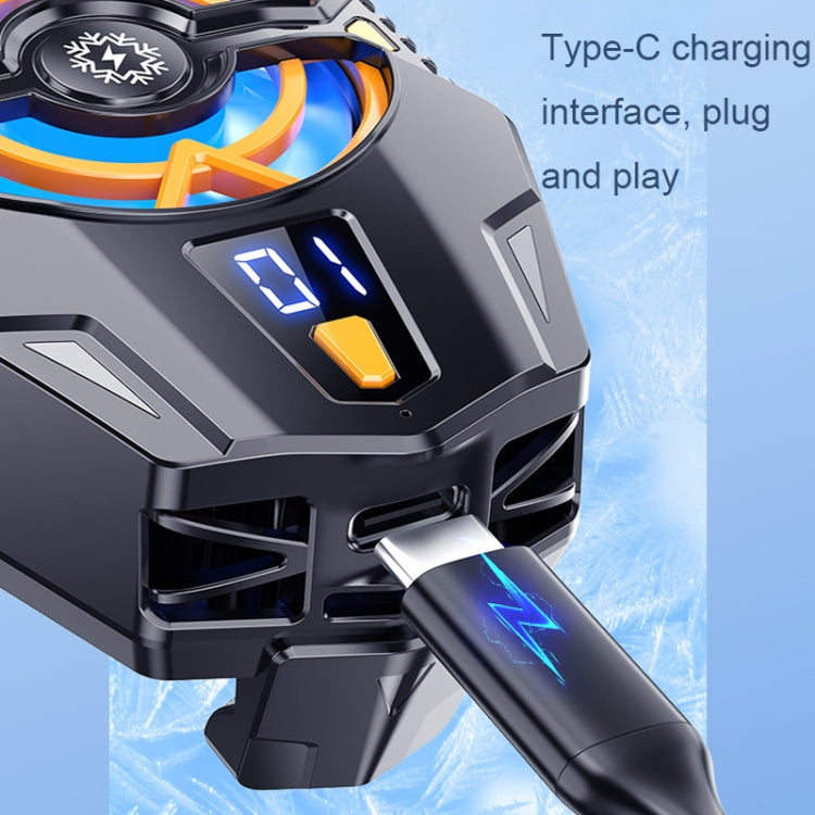 J20 Three-speed Adjustable Semiconductor Refrigeration Mobile Phone Radiator, Basic Model, Digital Display Model, Electroplated Model