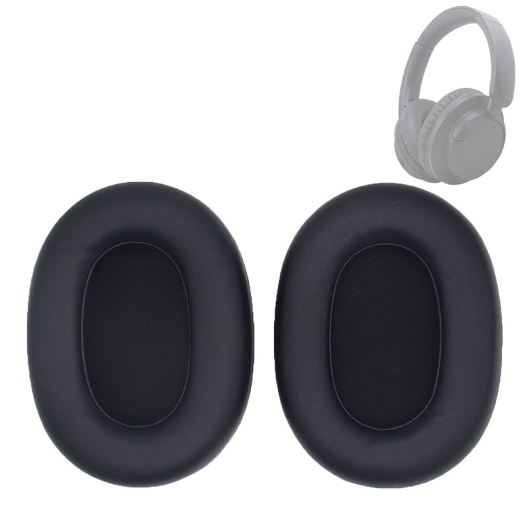 2pcs For Jabra Elite 85h Headphone Leather Case Sponge Earmuffs Earpad Protective Cover, For Jabra Elite 85h