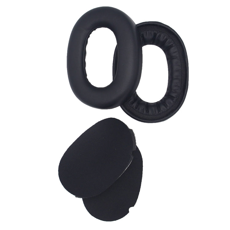 2pcs For Jabra Elite 85h Headphone Leather Case Sponge Earmuffs Earpad Protective Cover, For Jabra Elite 85h