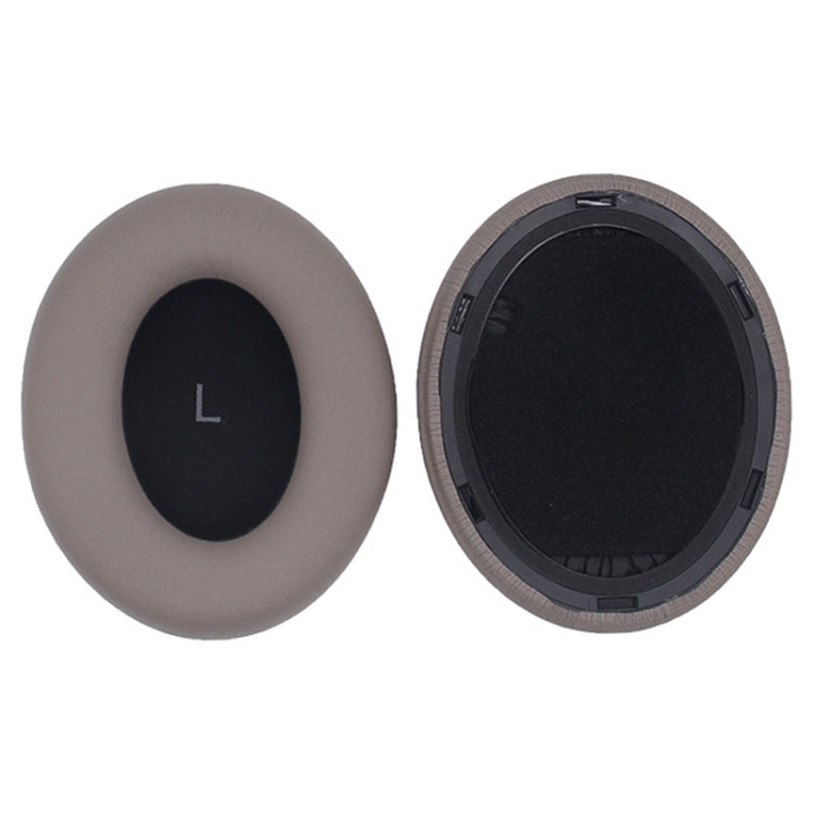 1pair For Sennheiser Momentum 4.0 Headphone Sponge Cover Leather Earmuffs, Momentum 4(Grey), Momentum 4(Black)