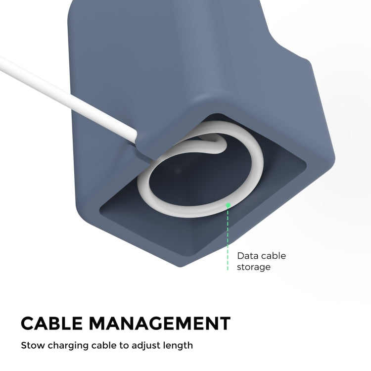 For Apple Watch Silicone Charging Stand Charging Base Storage Stand With Charger