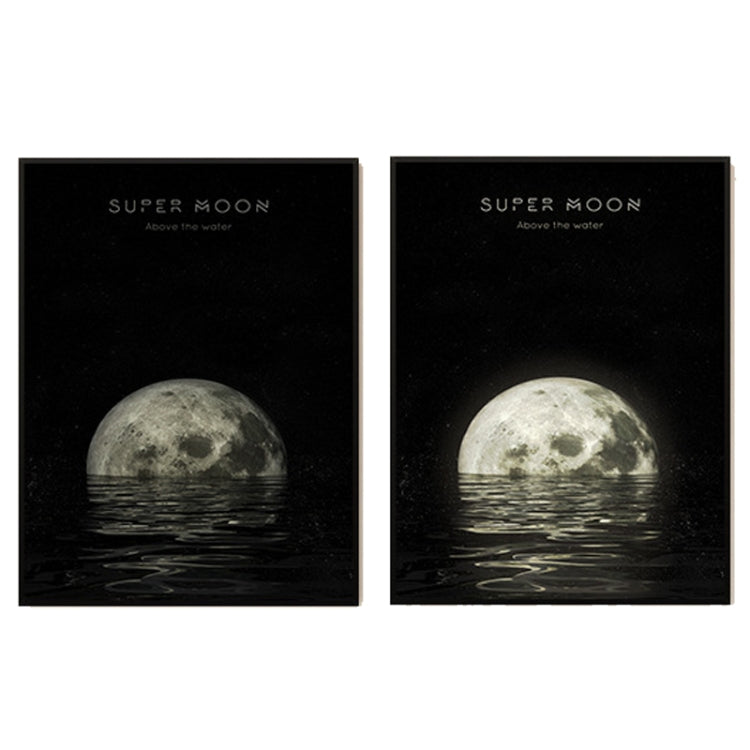 Wireless Rechargeable Bluetooth Speaker Light Painting Bedroom Decoration Night Light, Rechargeable