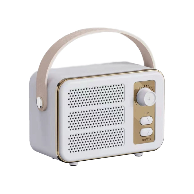 Mini Retro HIFI Level Stereo Sound Handheld Portable Bluetooth Speaker, Pink, White, Purple, Green