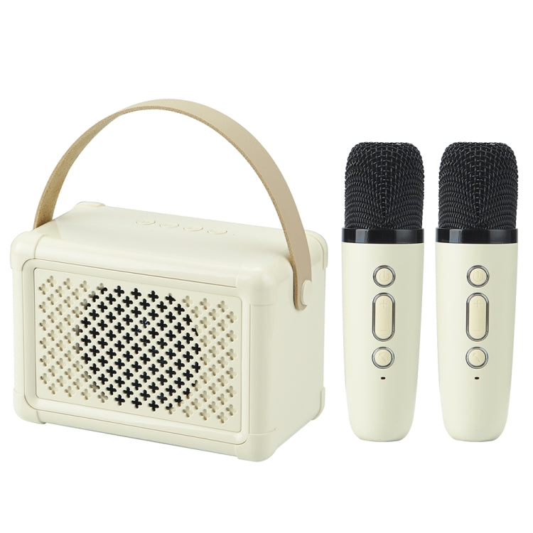 Portable Bluetooth Speaker Home Mini Karaoke Audio, Microphone+Speaker, Dual-Microphone+Speaker