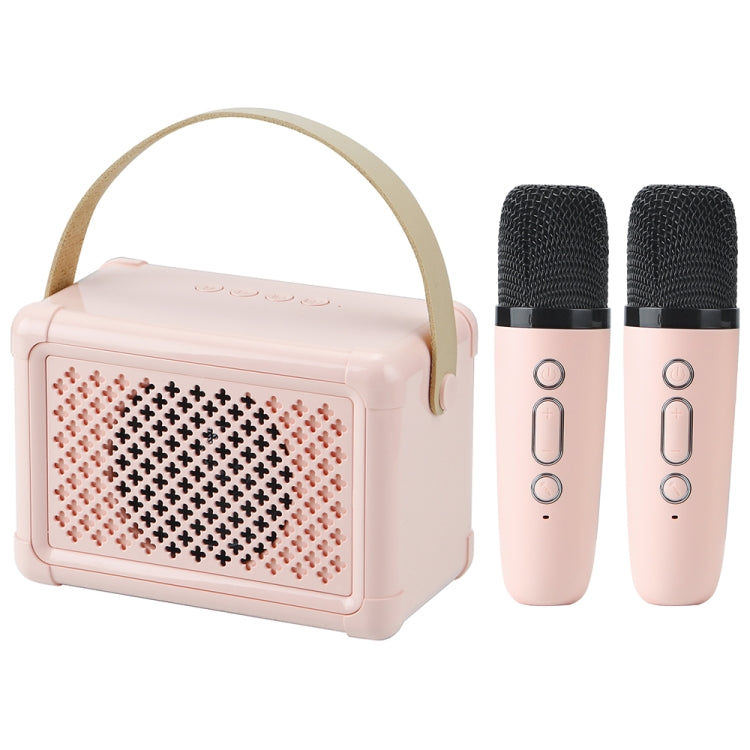 Portable Bluetooth Speaker Home Mini Karaoke Audio, Microphone+Speaker, Dual-Microphone+Speaker