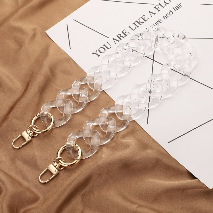 Acrylic Mobile Phone Chain Lanyard Messenger Handbags Belts With Spacer, L202-BS-40cm, L202-BS-60cm, L202-HS-40cm, L202-HS-60cm, L202-TM-40cm, L202-TM-60cm