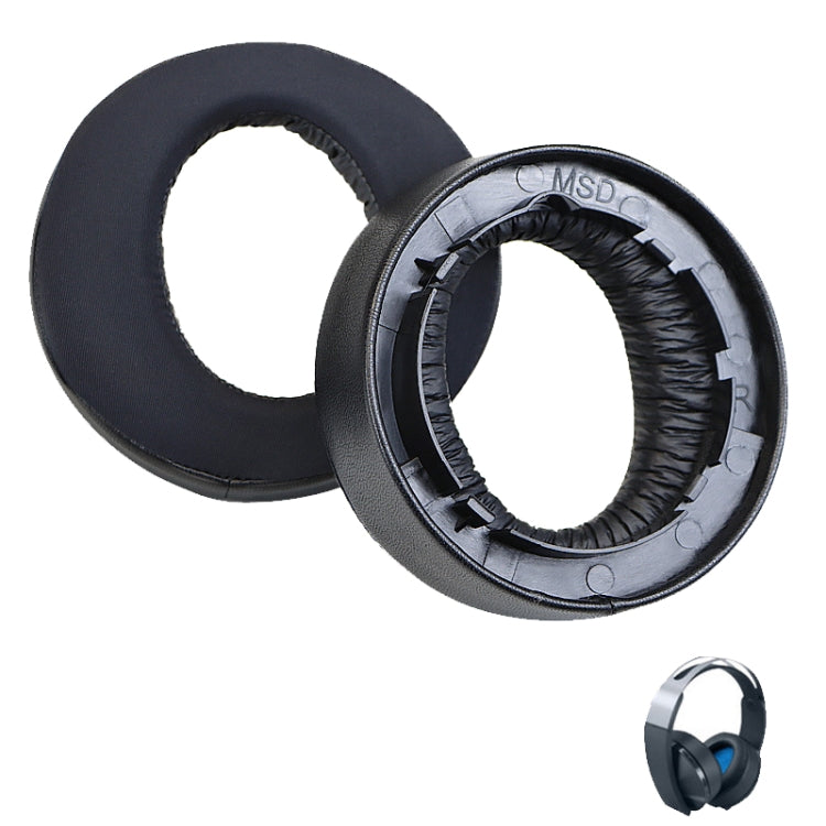 2pcs Headphone Sponge Cover Earmuffs Headset Case, For Sony CECHYA-0083 Black Sheepskin, For Sony CECHYA-0083 Black Velvet, For Sony CECHYA-0083 Black PU, For Sony CECHYA-0083 Blue PU, For Sony CECHYA-0083 White PU, For Sony CECHYA-0083 Black Gel      ...