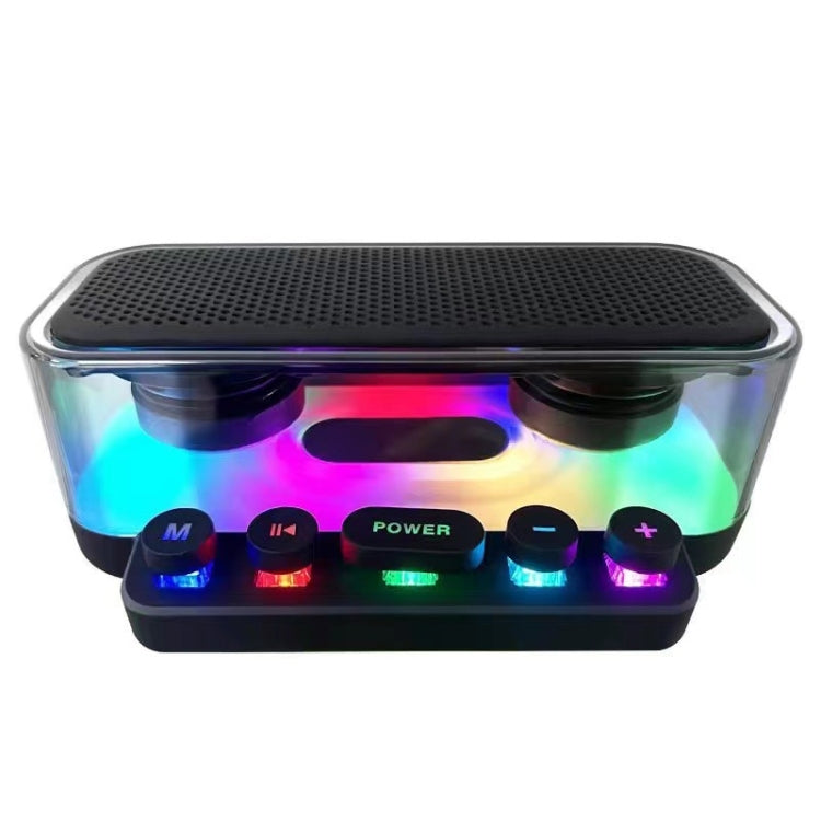 Wireless Bluetooth Speaker Subwoofer with Colorful Lights Supports U Disk, Z6