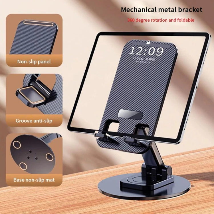 360 Degree Rotating Aluminum Alloy Phone Holder Desktop Telescopic Bracket