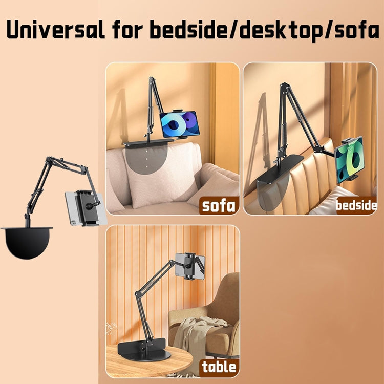 Clip-free Hidden Cantilever Lazy Phone / Tablet Holder Bedside Desktop Live Stand, Phone Model, Tablet/Phone Universal