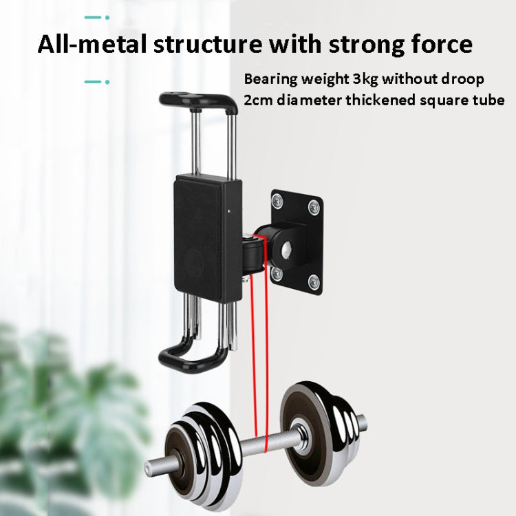 Tablet Wall Mount Holder Angles Adjustment Aluminum Alloy Mount With Anti Theft Security Lock