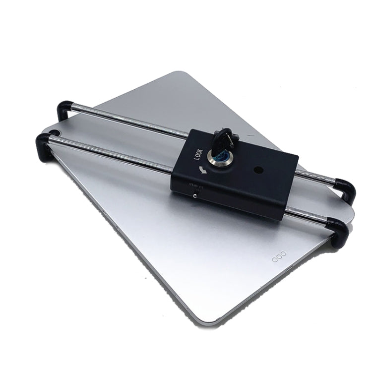 Tablet Wall Mount Holder Angles Adjustment Aluminum Alloy Mount With Anti Theft Security Lock