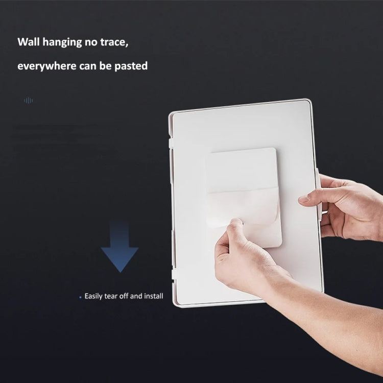 Support de tablette étanche pour salle de bain, cuisine, fixation murale, boîte de rangement pour iPad, tablette noire, tablette blanche