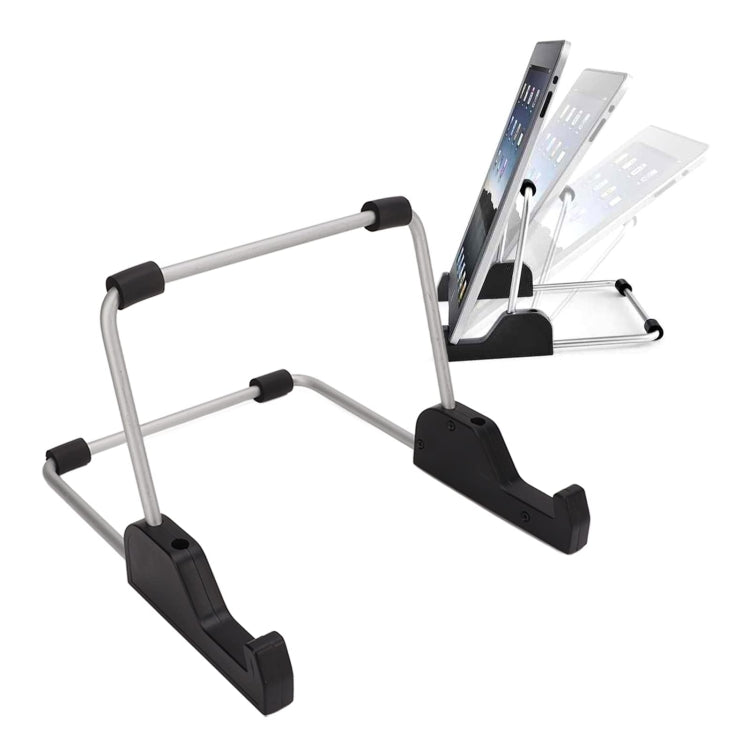 Adjustable Foldable Universal Tablet Holder Metal Stand Storage Bracket, TS-02