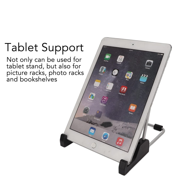 Adjustable Foldable Universal Tablet Holder Metal Stand Storage Bracket, TS-02