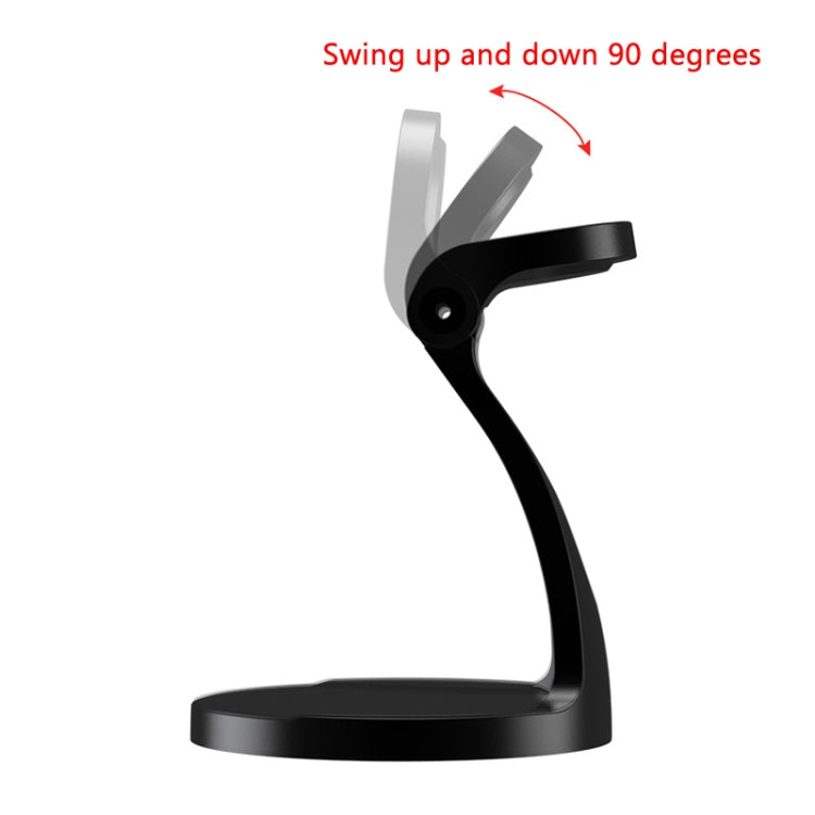 Aluminum Alloy Universal Desktop Magnetic Holder For Mobile Phones And Tablets, TMS-02