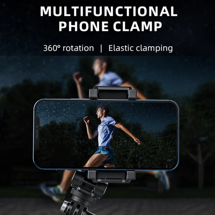 Telesin  Mobile Phone Clip 360 Degree Rotating Desktop Bracket With Cold Shoe Mount, Phone Clip