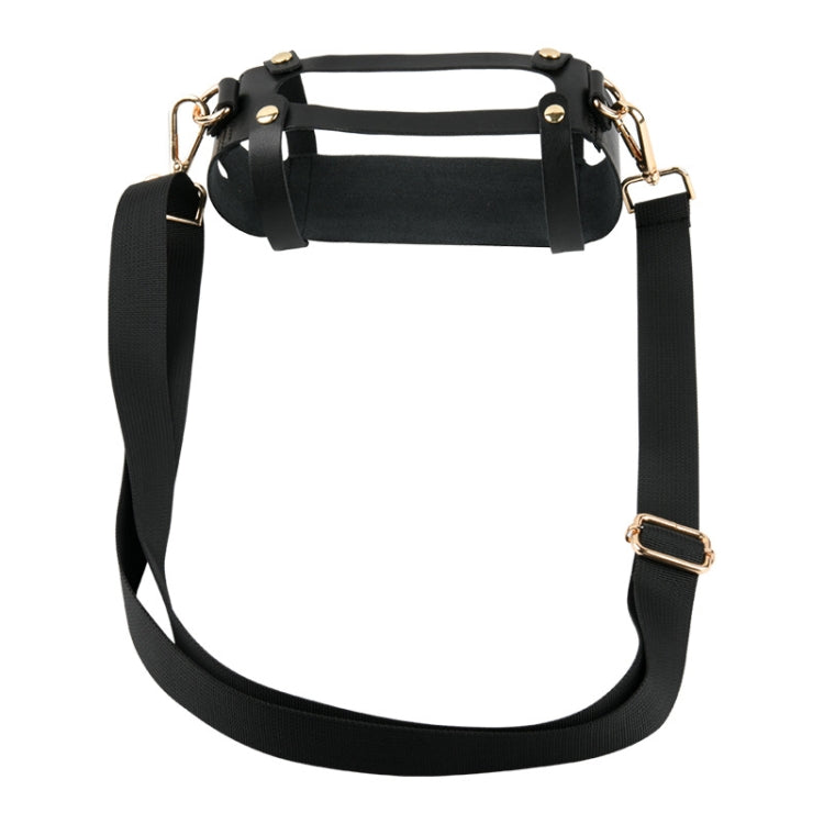 For Marshall Emberton II Speaker PU Shoulder Strap Protective Cover, Snap  Cover(Black)