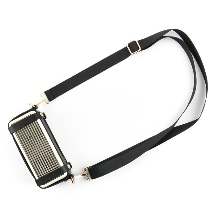 For Marshall Emberton II Speaker PU Shoulder Strap Protective Cover, Snap  Cover(Black)