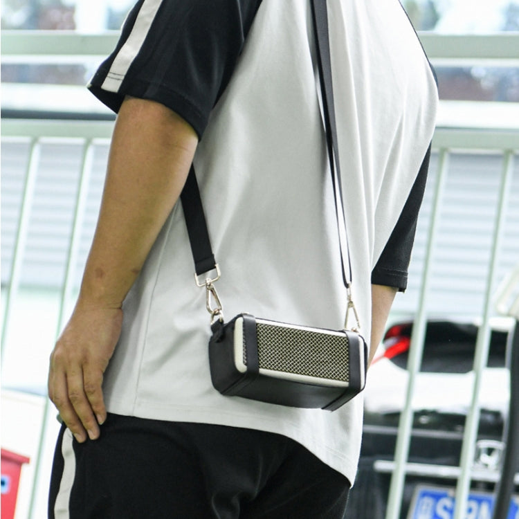 For Marshall Emberton II Speaker PU Shoulder Strap Protective Cover, Snap  Cover(Black)