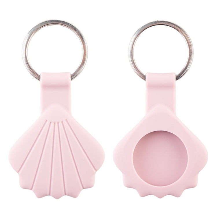 For AirTag 2nd Gen / AirTag 1st Gen Cartoon Tracker Silicone Case Anti-Lost Device Protective Cover, Shell Pink, Shell Blue, Rainbow, Colorful Blue, Orange Green, Four-leaf 1, Four-leaf Green