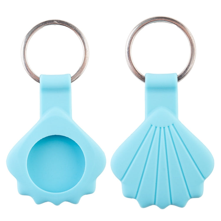 For AirTag 2nd Gen / AirTag 1st Gen Cartoon Tracker Silicone Case Anti-Lost Device Protective Cover, Shell Pink, Shell Blue, Rainbow, Colorful Blue, Orange Green, Four-leaf 1, Four-leaf Green