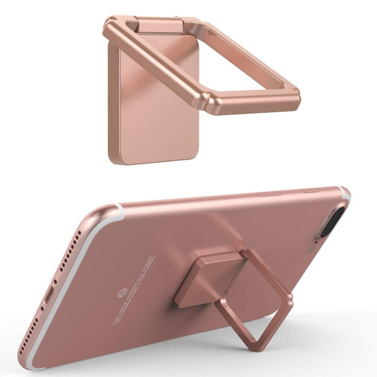 Magnetic 360 Degree Rotating Square Ring Buckle Mobile Phone Holder, Random Color Delivery