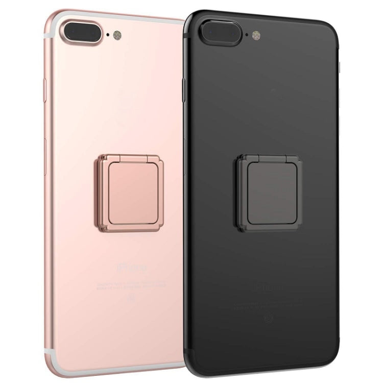 Magnetic 360 Degree Rotating Square Ring Buckle Mobile Phone Holder, Random Color Delivery