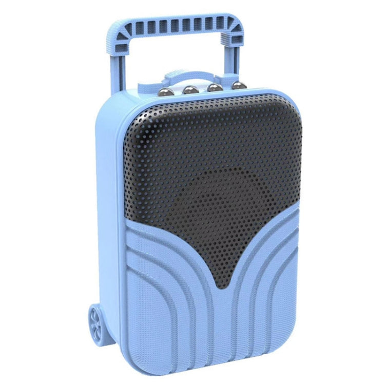 X1 Mini Trolley Case Bluetooth Speaker Retro Card Radio Portable Audio, Pink, Red, Deep Black, Sky Blue