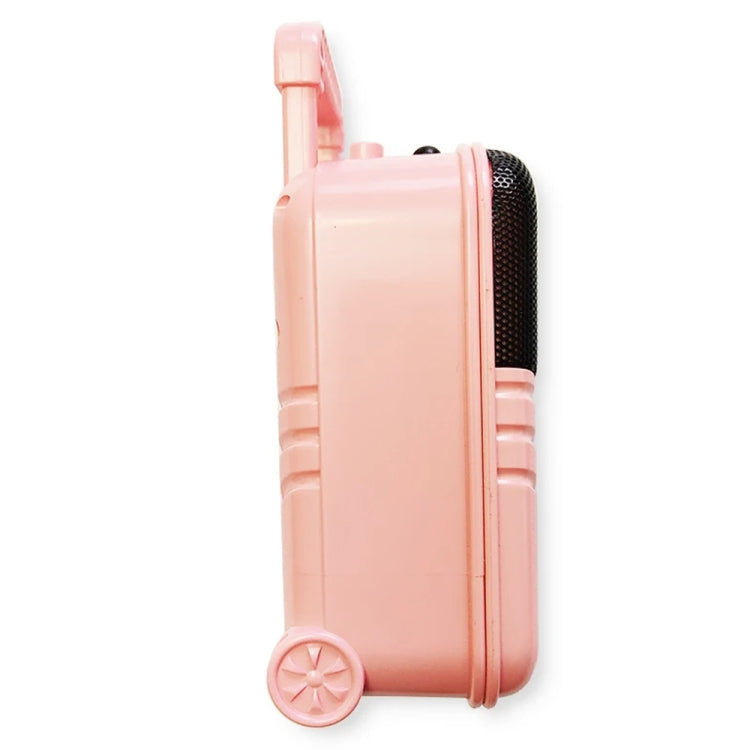 X1 Mini Trolley Case Bluetooth Speaker Retro Card Radio Portable Audio, Pink, Red, Deep Black, Sky Blue