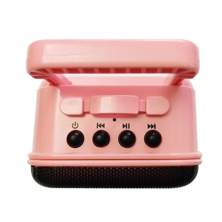 X1 Mini Trolley Case Bluetooth Speaker Retro Card Radio Portable Audio, Pink, Red, Deep Black, Sky Blue