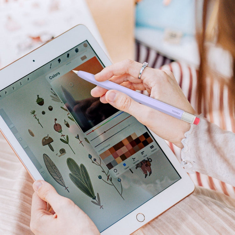 For Apple Pencil 1 AhaStyle PT180-1 Retro Stylus Protective Case Drop Proof Capacitive Pen Cover, For Apple Pencil 1