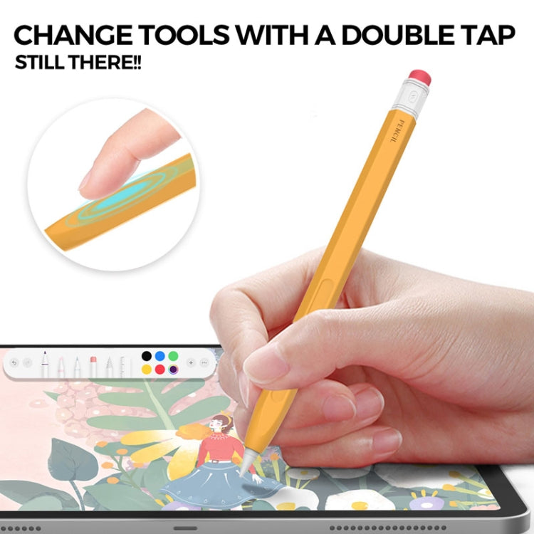 For Apple Pencil 2 AhaStyle PT180-2 Retro Stylus Protective Case Drop Proof Capacitive Pen Cover, For Apple Pencil 2