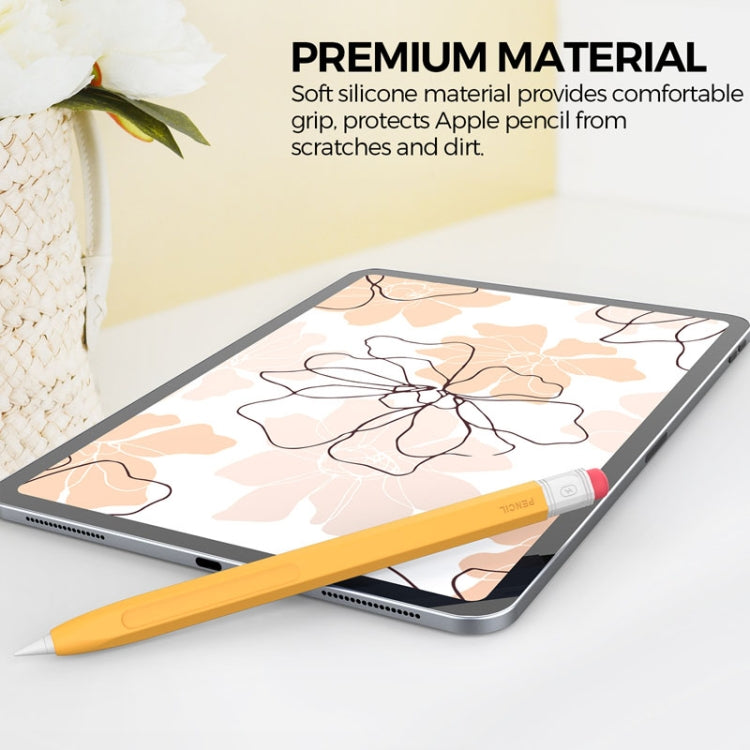 For Apple Pencil 2 AhaStyle PT180-2 Retro Stylus Protective Case Drop Proof Capacitive Pen Cover, For Apple Pencil 2