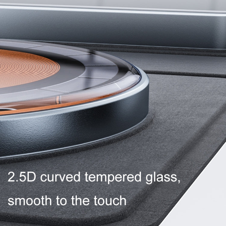 XH-X8 15W 3-in-1 MagSafe Foldable Mini Magnetic Mobile Phone Earphone Watch Wireless Charger, XH-X8