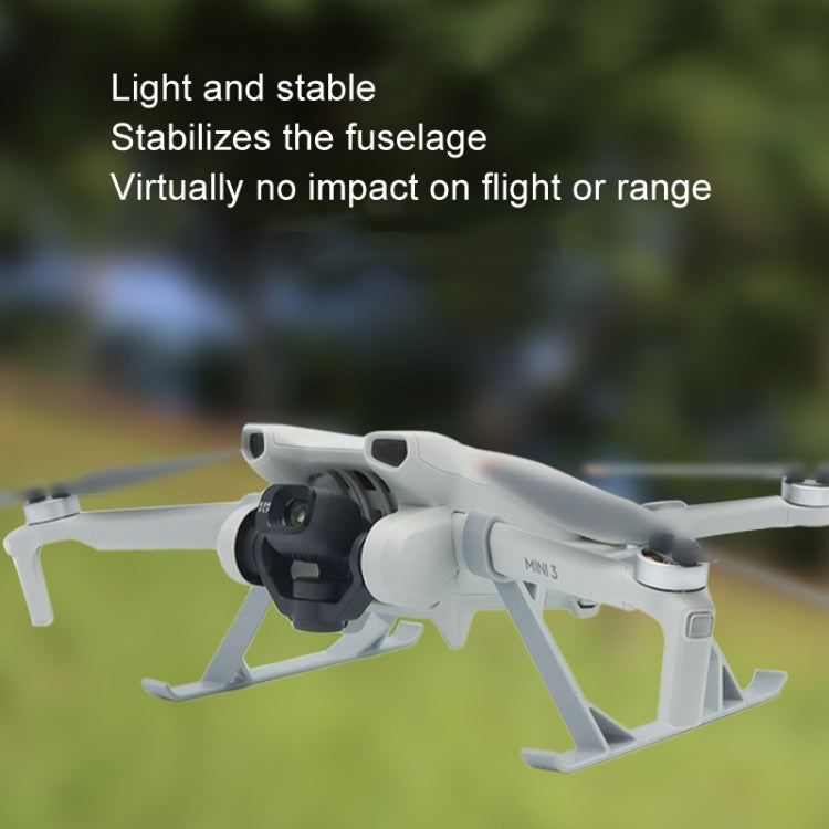 For DJI Mini 3 / Mini 3 Pro 1pair Height Increase Kickstand Landing Gear Propeller Protective Cover, For DJI Mini 3 / Mini 3 Pro