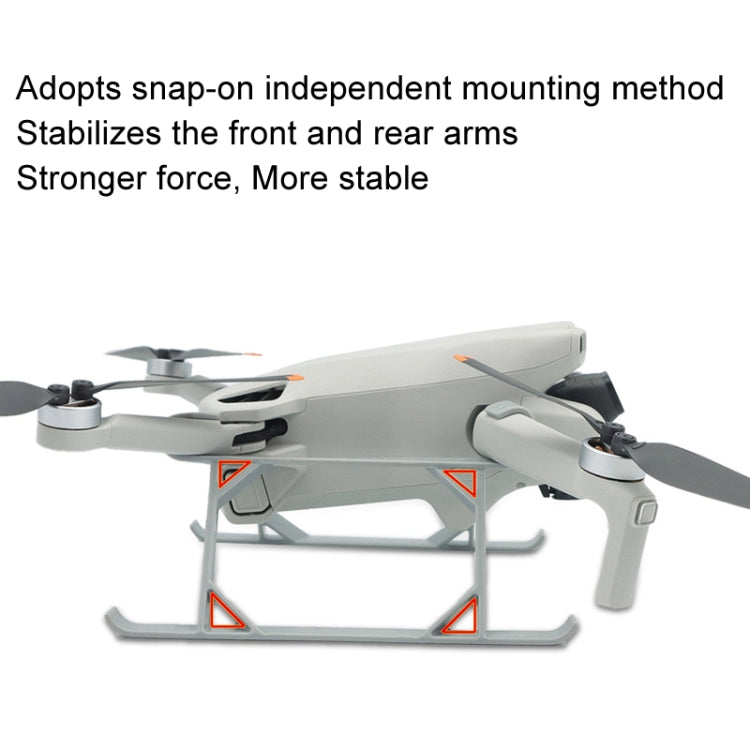 For DJI Mini 3 / Mini 3 Pro 1pair Height Increase Kickstand Landing Gear Propeller Protective Cover, For DJI Mini 3 / Mini 3 Pro