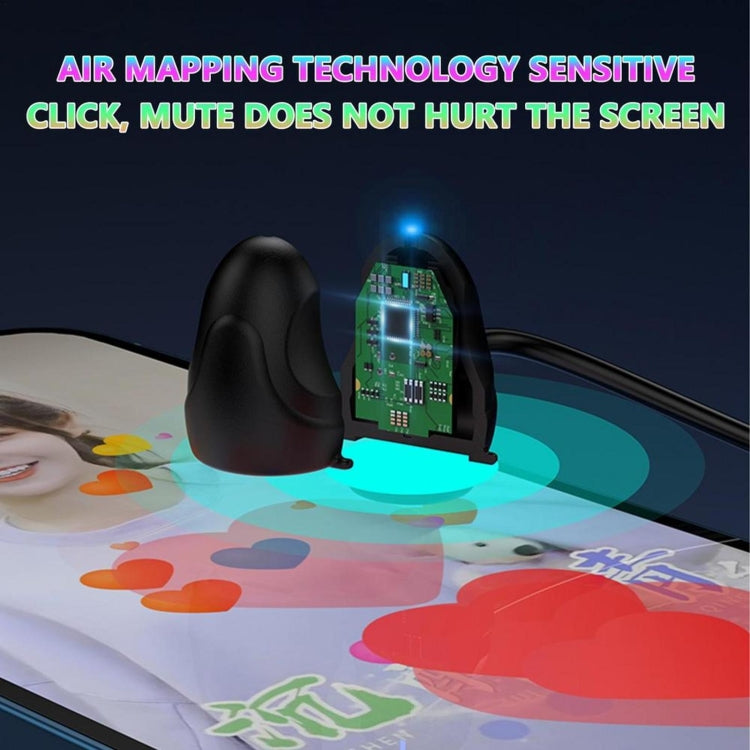 G50 Screen Tapper Cell Phone Tapper Live Streaming Aid Mute Analog Finger Tapping