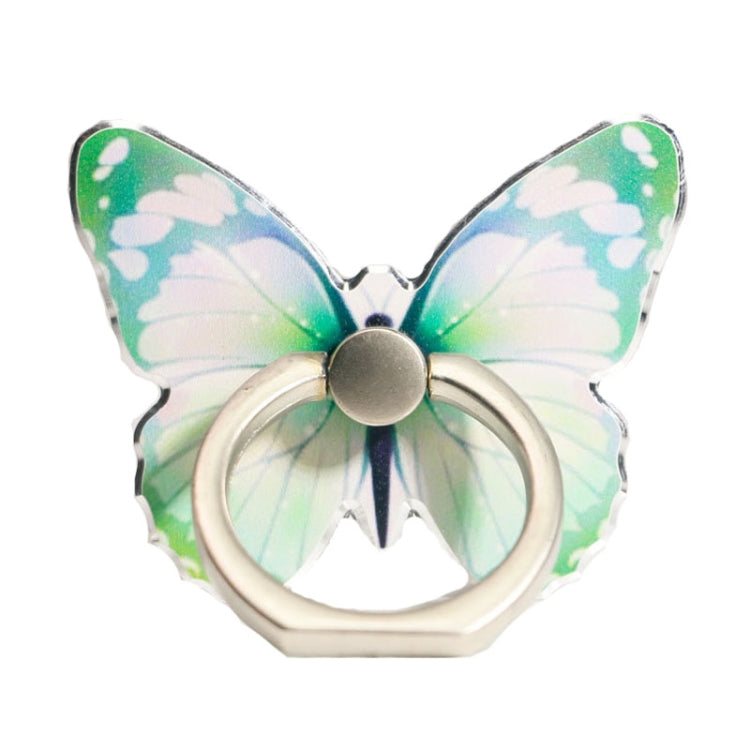 Cute Cartoon Butterfly Multifunctional Finger Ring Cell Phone Holder 360 Degree Rotating Universal Phone Ring Stand, Pale Pink, Green, Pink, Blue, Purple
