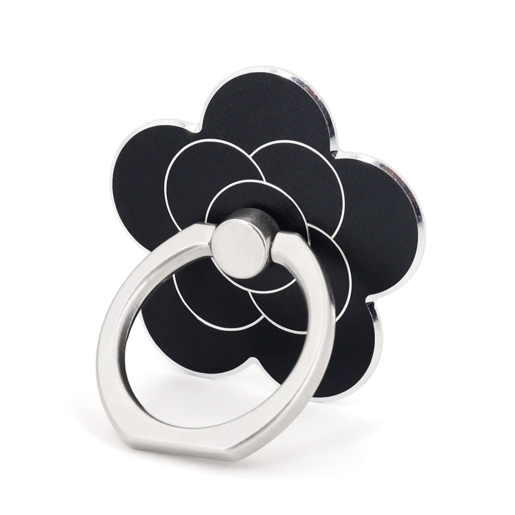 Metal Cell Phone Finger Ring Holder Rotatable Desktop Phone Stand, 5 Leaf Flower Oxidation Silver, 5 Leaf Flower Oxidation Black, 5 Leaf Flower Oxidation Rose Golden, 4 Leaf Grass Oxidation Silver, 4 Leaf Grass Oxidation Black��������������������������...