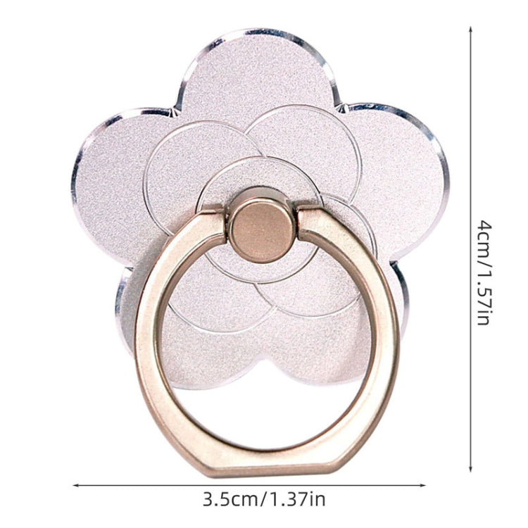 Metal Cell Phone Finger Ring Holder Rotatable Desktop Phone Stand, 5 Leaf Flower Oxidation Silver, 5 Leaf Flower Oxidation Black, 5 Leaf Flower Oxidation Rose Golden, 4 Leaf Grass Oxidation Silver, 4 Leaf Grass Oxidation Black��������������������������...