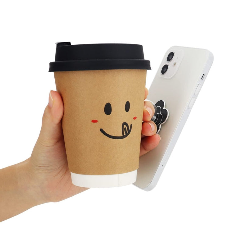 Metal Cell Phone Finger Ring Holder Rotatable Desktop Phone Stand, 5 Leaf Flower Oxidation Silver, 5 Leaf Flower Oxidation Black, 5 Leaf Flower Oxidation Rose Golden, 4 Leaf Grass Oxidation Silver, 4 Leaf Grass Oxidation Black��������������������������...