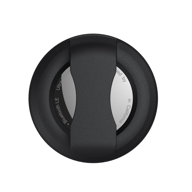 2pcs For AirTag Spring Clip Anti-lost Device Anti-fall Protective Cover, Black, White, Pink, Royal Blue